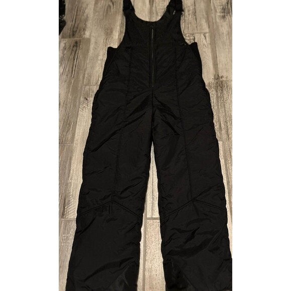 RAWIK Black Men’s Insulated Ski Snow Winter Sports Bib Pants 7017-A  SZ Medium - Picture 2 of 10